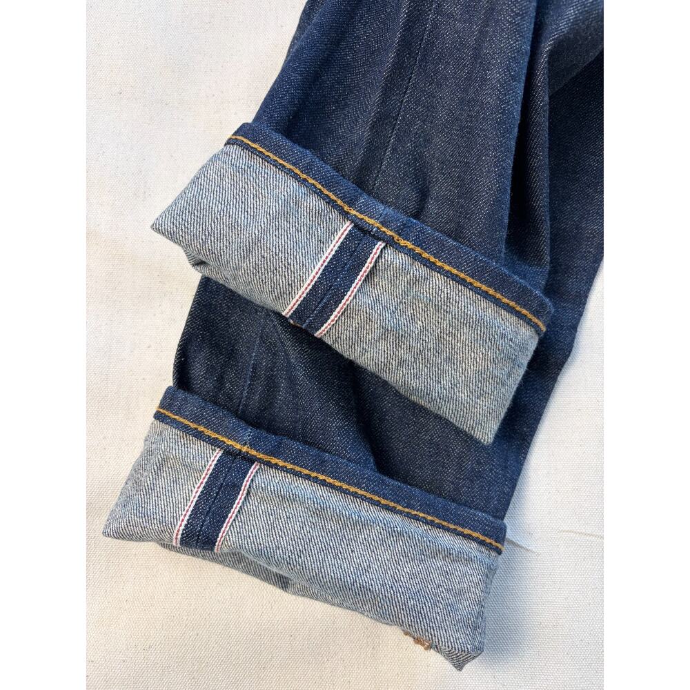 GAP 1969 Japanese Slim Selvedge Jeans 36x34 Vintage Rinse Straight - Picture 3 of 9